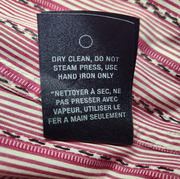 Robert Graham Embroidered Long Sleeve Button Down Shirt Flip Cuff Mens L Red EUC - Picture 8 of 9